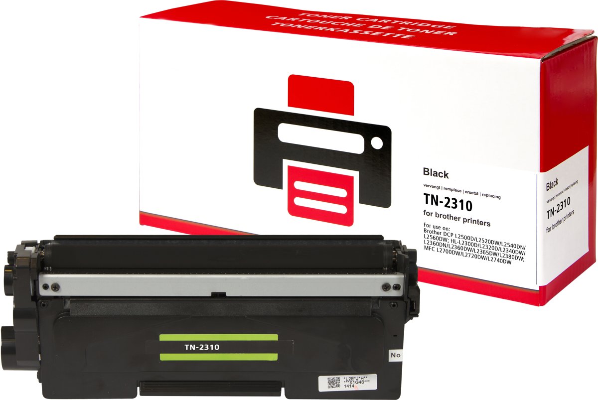 Brother TN-2310 Toner |Zwart| - Pixeljet